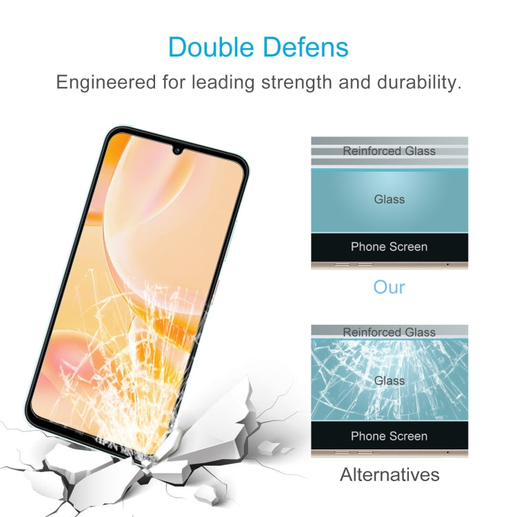 For ZTE Blade A55 50pcs 0.26mm 9H 2.5D Tempered Glass Film
