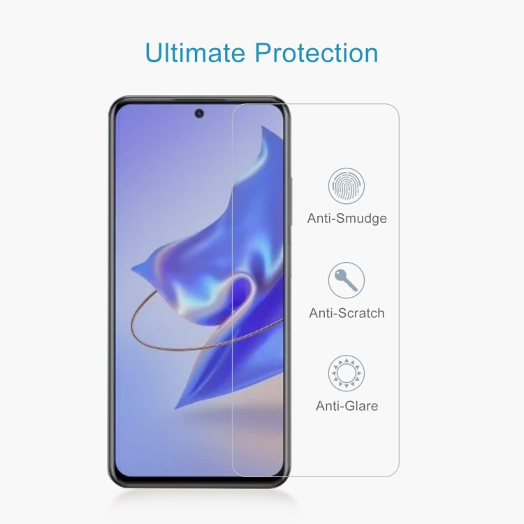For ZTE Blade V70 50pcs 0.26mm 9H 2.5D Tempered Glass Film