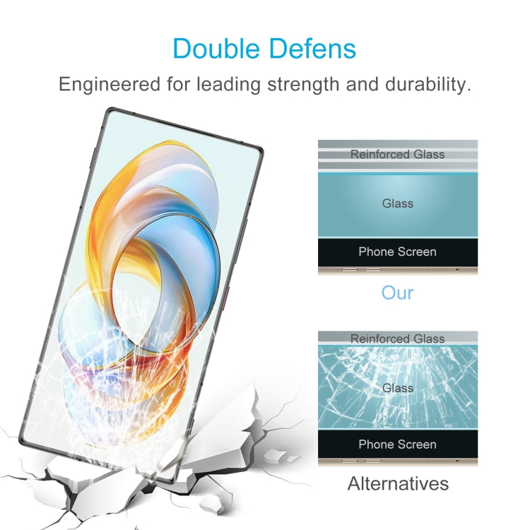 For ZTE nubia Z70 Ultra 50pcs 0.26mm 9H 2.5D Tempered Glass Film