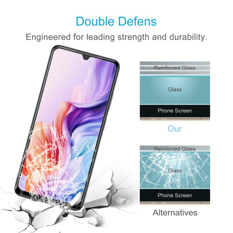 For ZTE Blade V70 Max 50pcs 0.26mm 9H 2.5D Tempered Glass Film