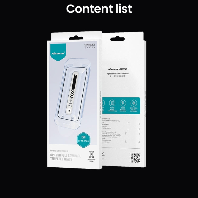For iPhone 16 Plus NILLKIN CP+Pro Explosion-proof Tempered Glass Film