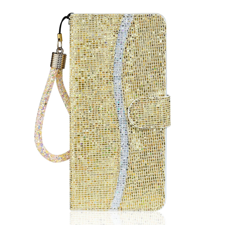 For iPhone 16 Pro Max Glitter Powder Filp Leather Phone Case