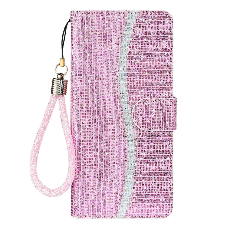 For iPhone 16 Plus Glitter Powder Filp Leather Phone Case
