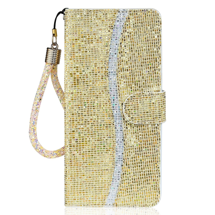 For iPhone 16 Plus Glitter Powder Filp Leather Phone Case