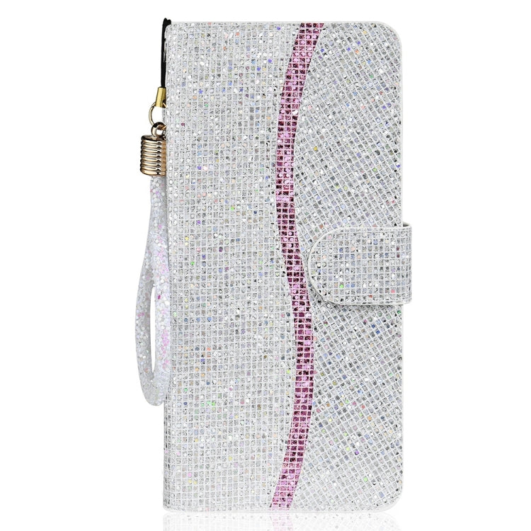 For iPhone 16 Glitter Powder Filp Leather Phone Case