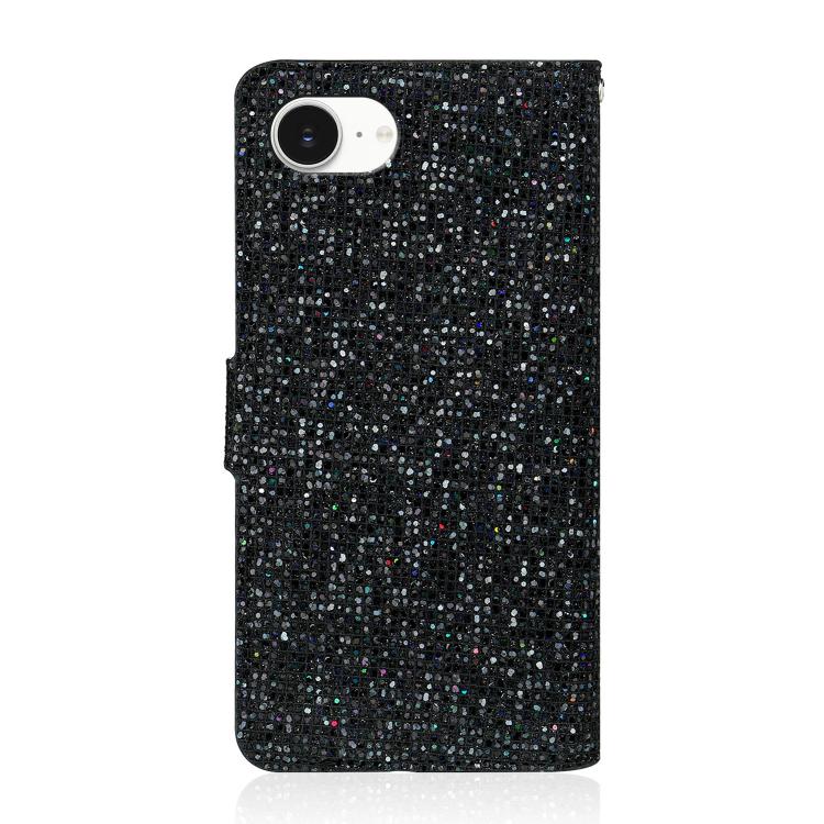 For iPhone 17e / 16e Glitter Powder Filp Leather Phone Case