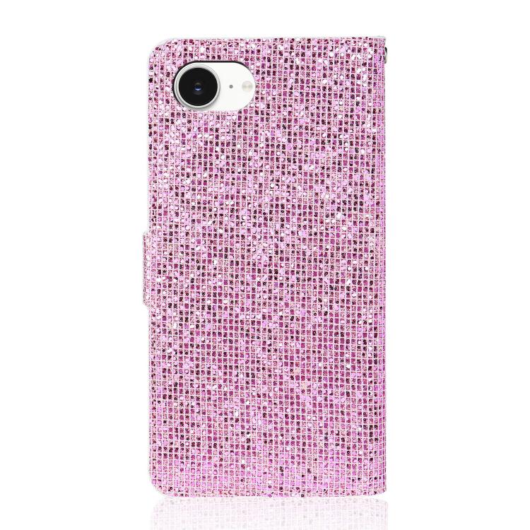 For iPhone 17e / 16e Glitter Powder Filp Leather Phone Case