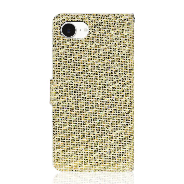 For iPhone 17e / 16e Glitter Powder Filp Leather Phone Case