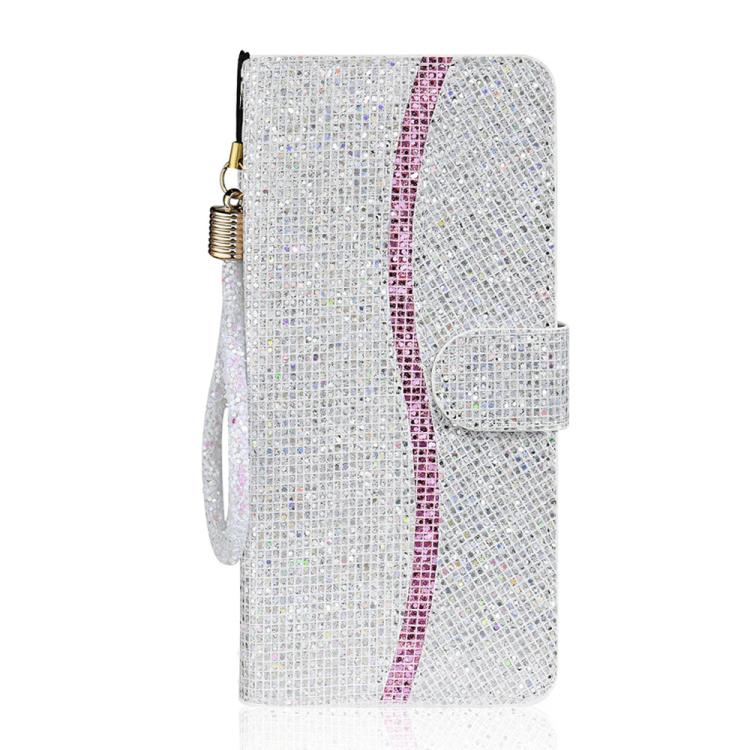 For iPhone 17 Pro Glitter Powder Filp Leather Phone Case