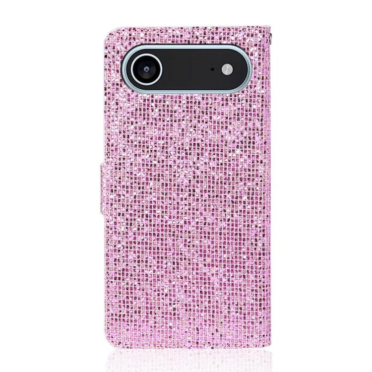 For iPhone Air Glitter Powder Filp Leather Phone Case