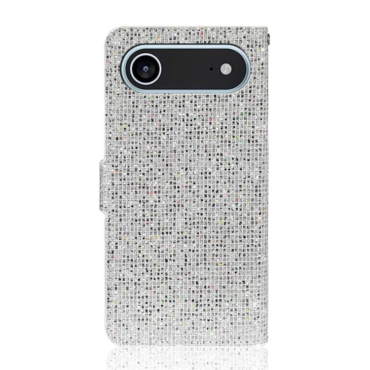 For iPhone Air Glitter Powder Filp Leather Phone Case