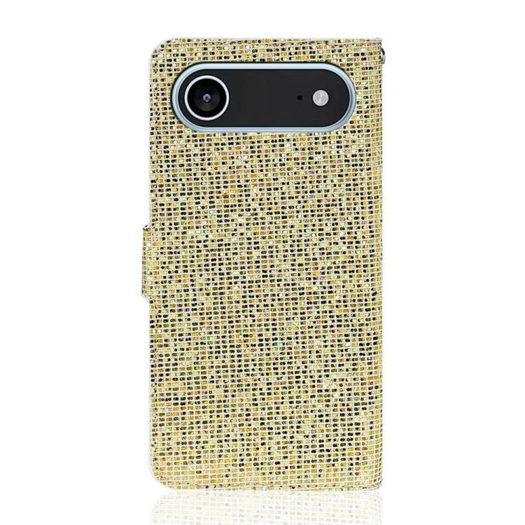 For iPhone Air Glitter Powder Filp Leather Phone Case