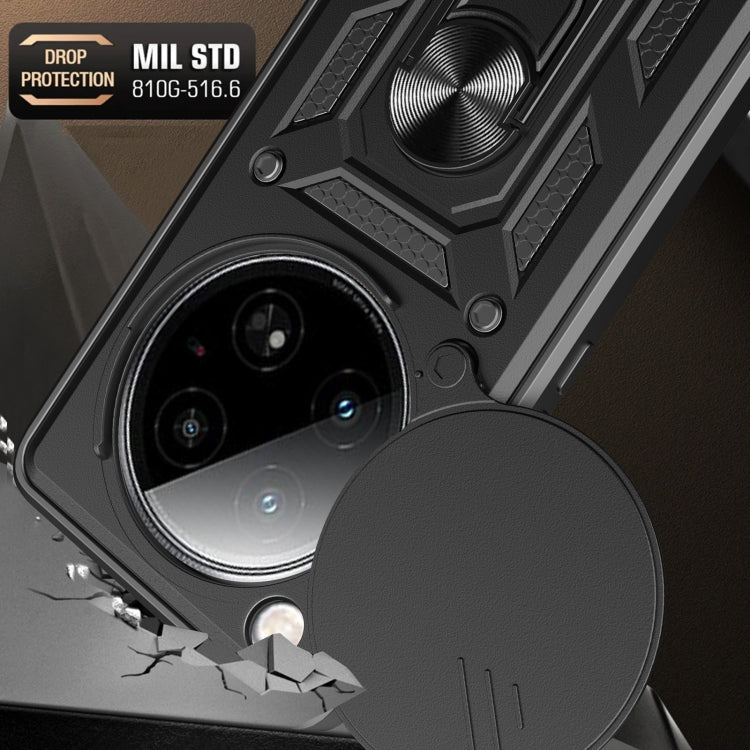 For Infinix Zero 40 5G Sliding Camera Cover Design TPU+PC Phone Case