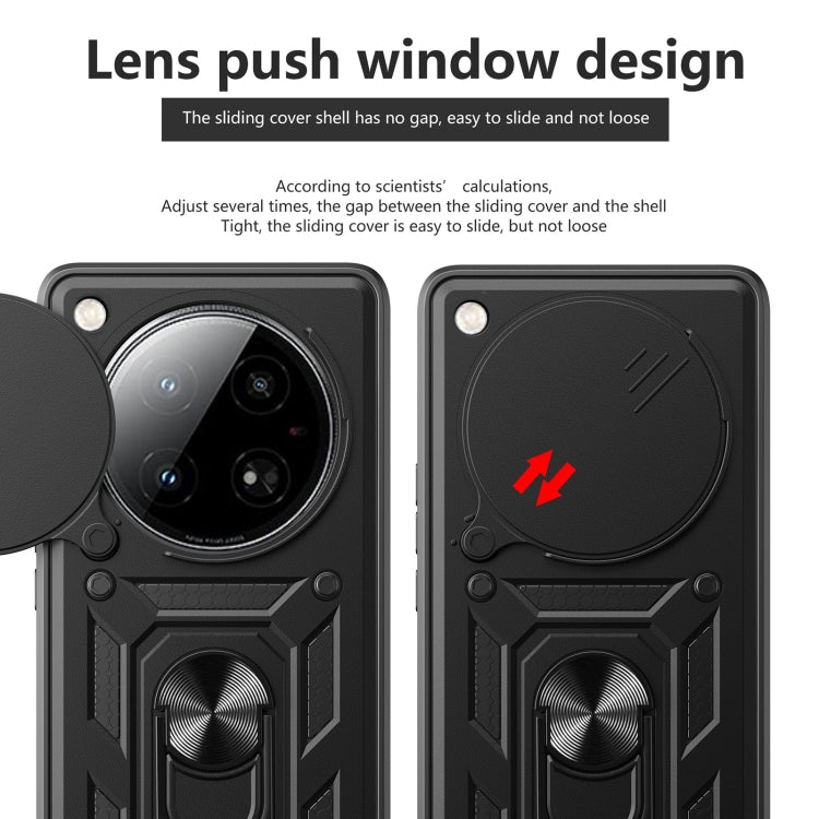 For Infinix Zero 40 5G Sliding Camera Cover Design TPU+PC Phone Case