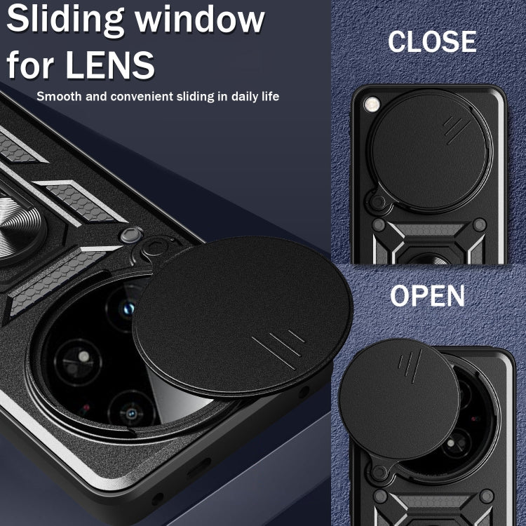 For Infinix Zero 40 4G Sliding Camera Cover Design TPU+PC Phone Case
