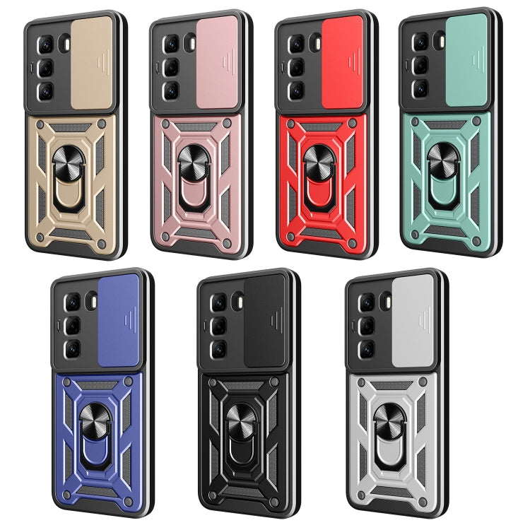 For Infinix Hot 50 Pro 4G Sliding Camera Cover Design TPU+PC Phone Case