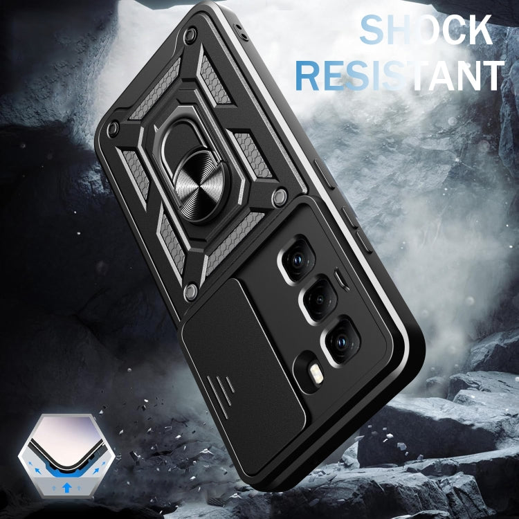 For Infinix Hot 50 Pro 4G Sliding Camera Cover Design TPU+PC Phone Case