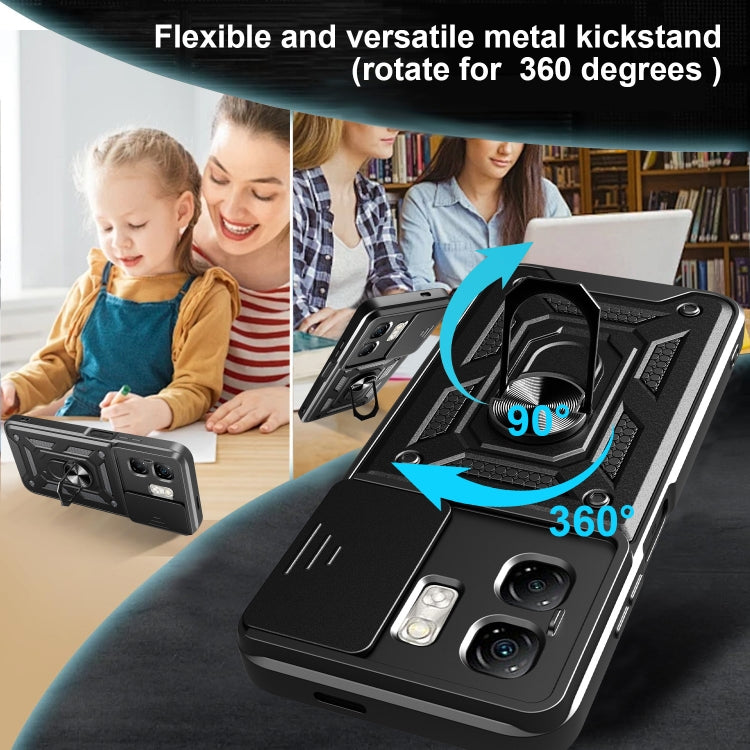 For Infinix Smart 9 / Hot 50i Sliding Camera Cover Design TPU+PC Phone Case
