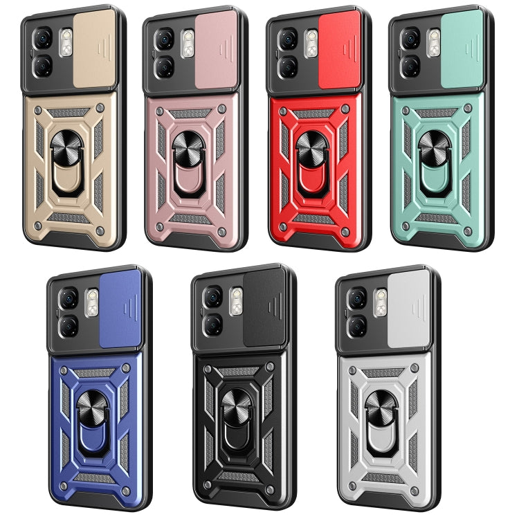 For Infinix Smart 9 / Hot 50i Sliding Camera Cover Design TPU+PC Phone Case