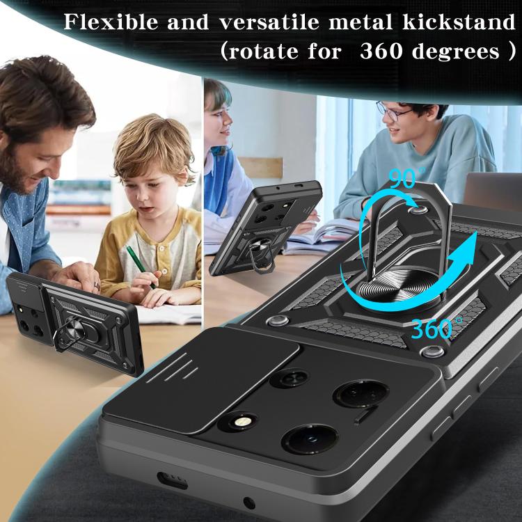 For Infinix Note 30 5G Sliding Camera Cover Design TPU+PC Phone Case