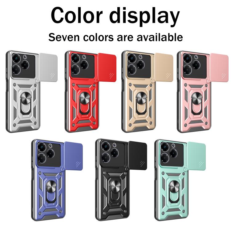 For Infinix Note 40X 5G Sliding Camera Cover Design TPU+PC Phone Case
