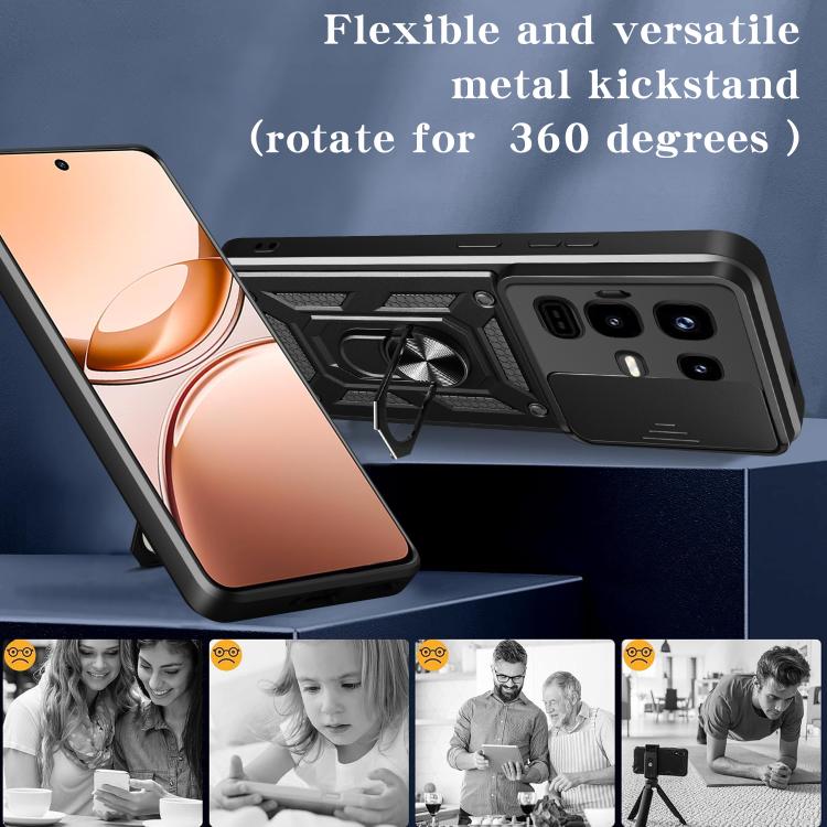 For Infinix Note 50 Pro 4G Sliding Camera Cover Design TPU+PC Phone Case