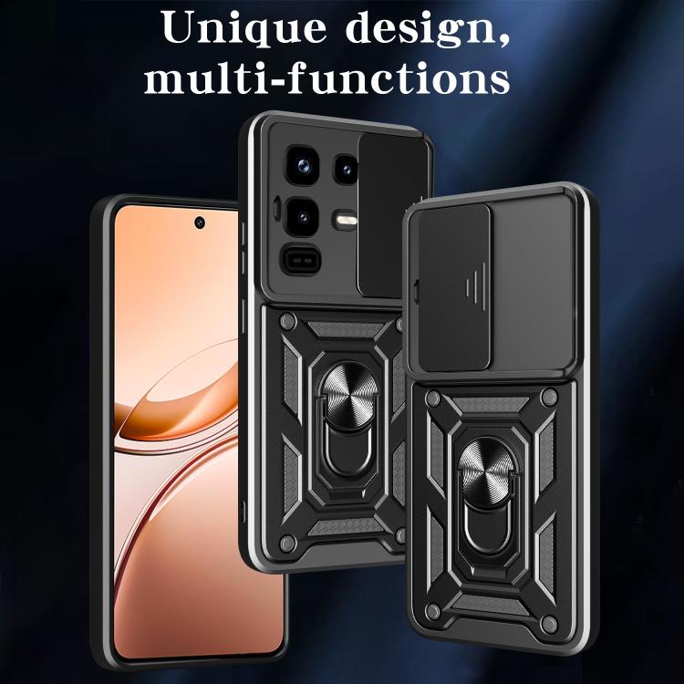 For Infinix Note 50 Pro 4G Sliding Camera Cover Design TPU+PC Phone Case