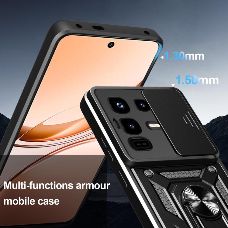 For Infinix Note 50 Pro 4G Sliding Camera Cover Design TPU+PC Phone Case