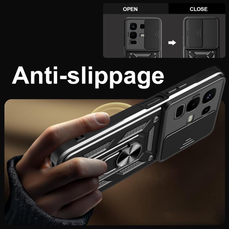 For Infinix Note 50x Sliding Camera Cover Design TPU+PC Phone Case