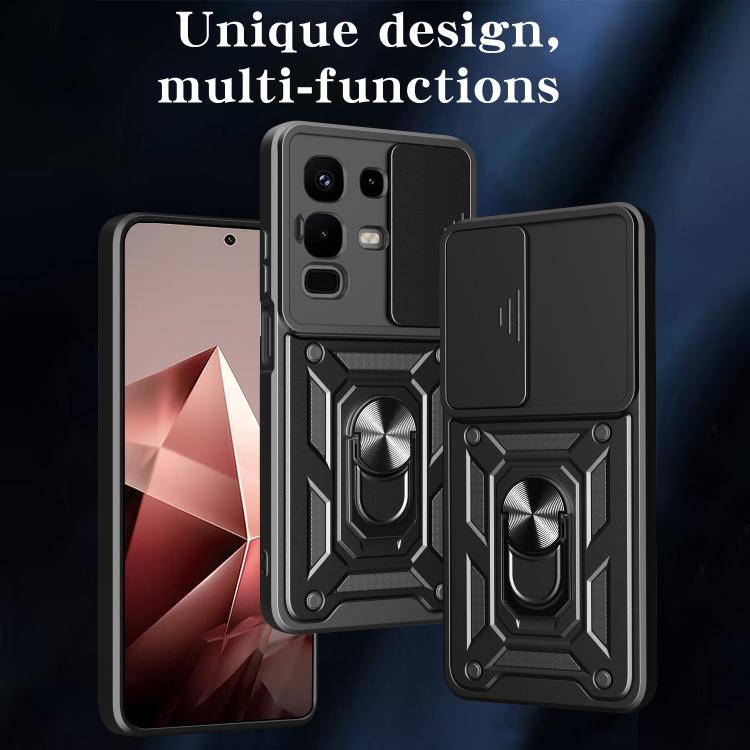 For Infinix Note 50x Sliding Camera Cover Design TPU+PC Phone Case