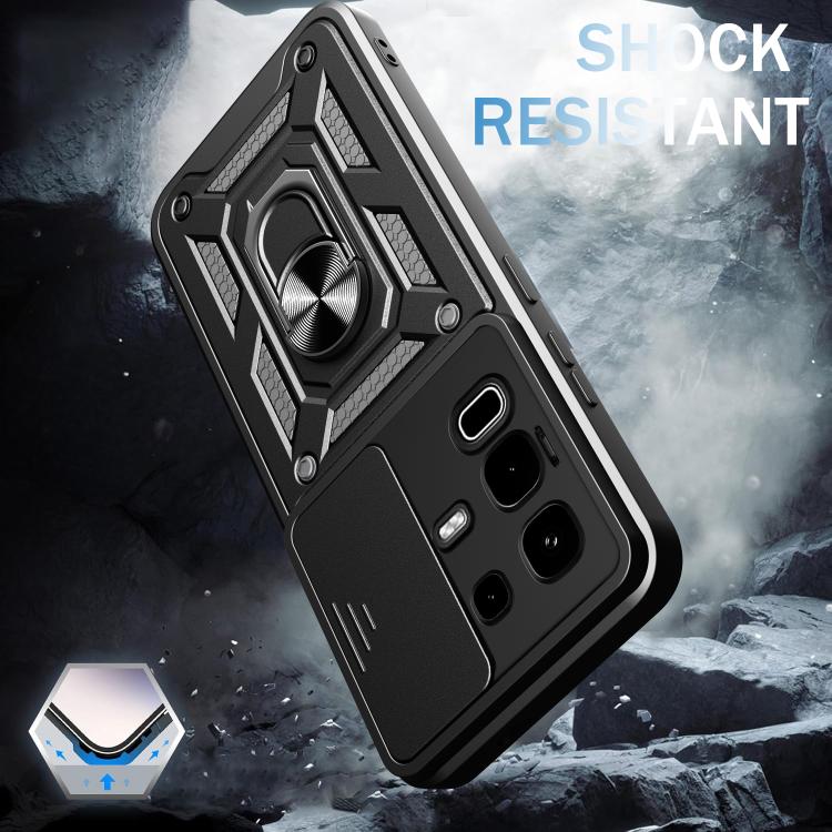 For Infinix Note 50s Sliding Camera Cover Design TPU+PC Phone Case