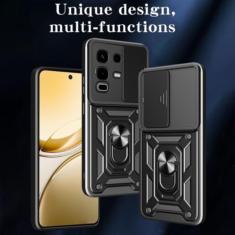 For Infinix Note 50s Sliding Camera Cover Design TPU+PC Phone Case