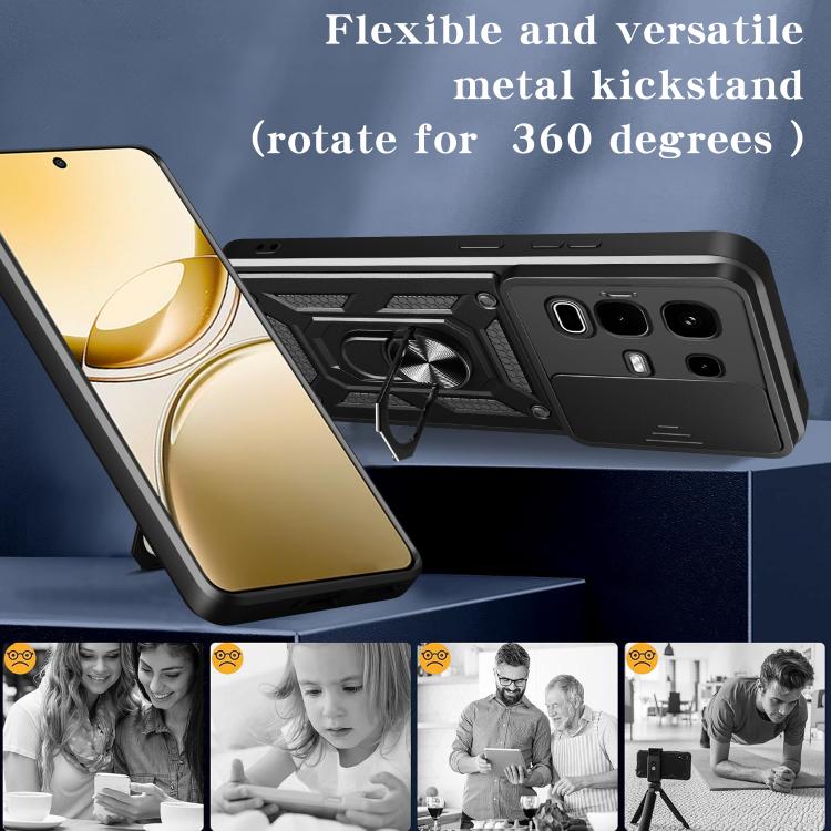 For Infinix Note 50s Sliding Camera Cover Design TPU+PC Phone Case