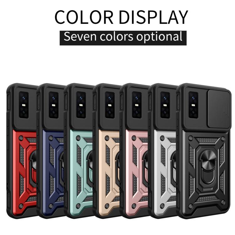 For Infinix GT 30 Pro Sliding Camera Cover Design TPU+PC Phone Case