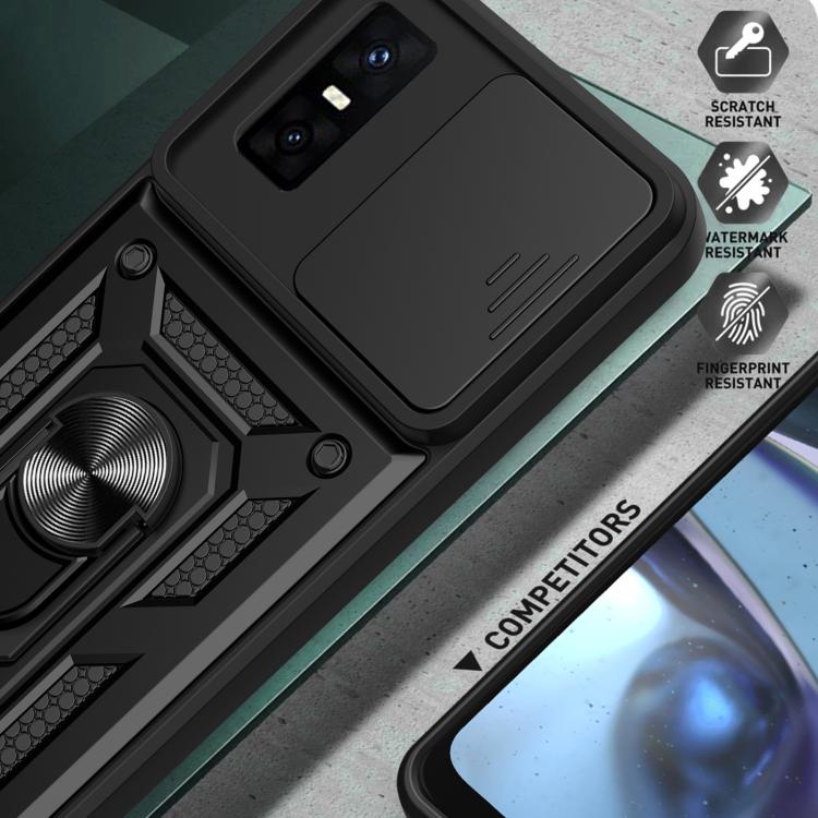 For Infinix GT 30 Pro Sliding Camera Cover Design TPU+PC Phone Case
