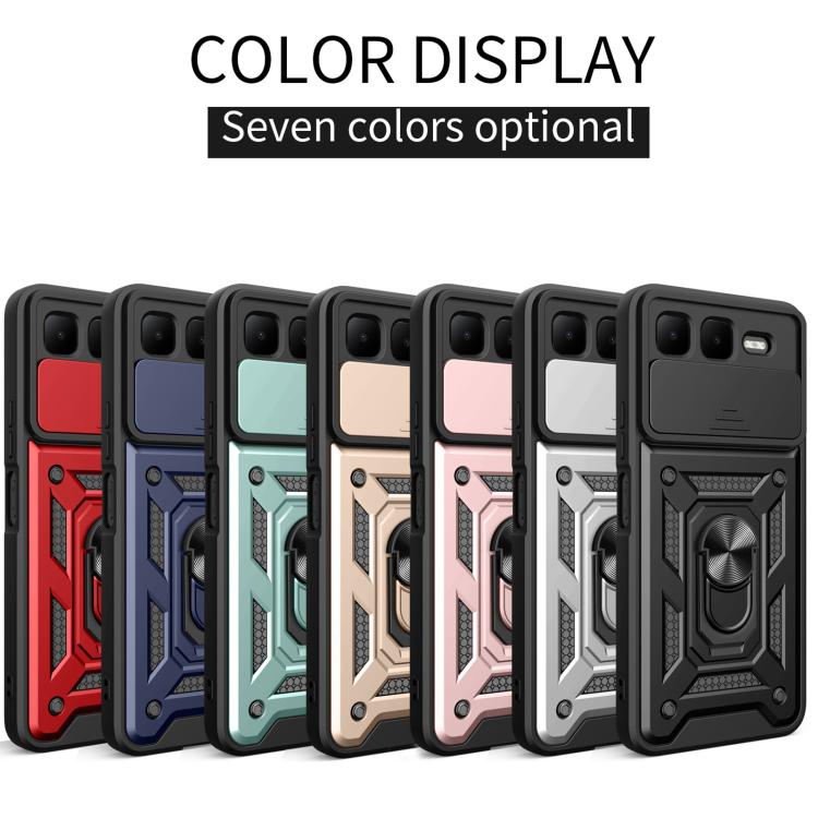 For Infinix Smart 10 Plus 4G Sliding Camera Cover Design TPU+PC Phone Case