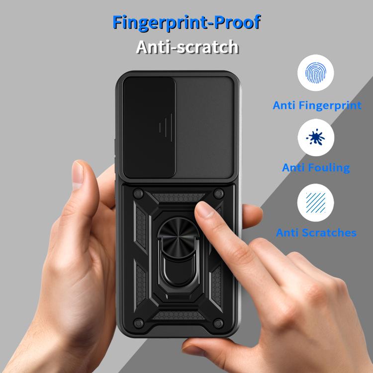 For Infinix Hot 60 Pro 4G Sliding Camera Cover Design TPU+PC Phone Case