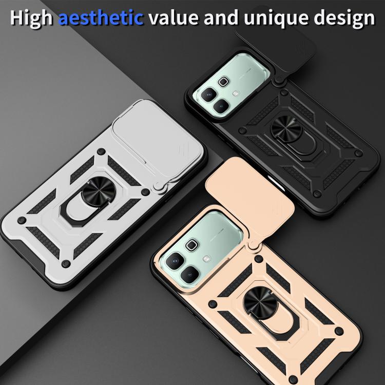 For Infinix Note 60 Pro / 60 Pro 5G Sliding Camera Cover Design TPU+PC Phone Case