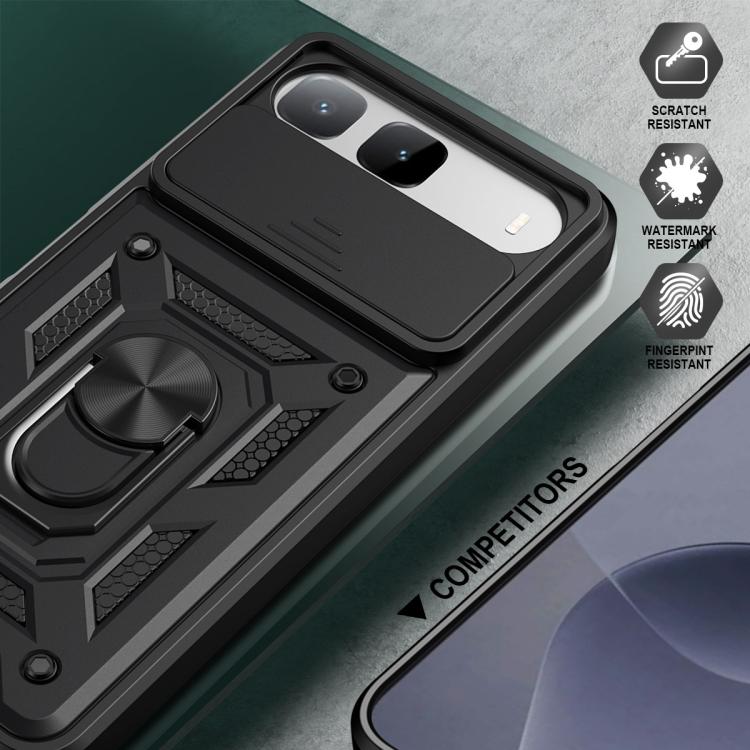 For Infinix Hot 60i 5G Sliding Camera Cover Design TPU+PC Phone Case