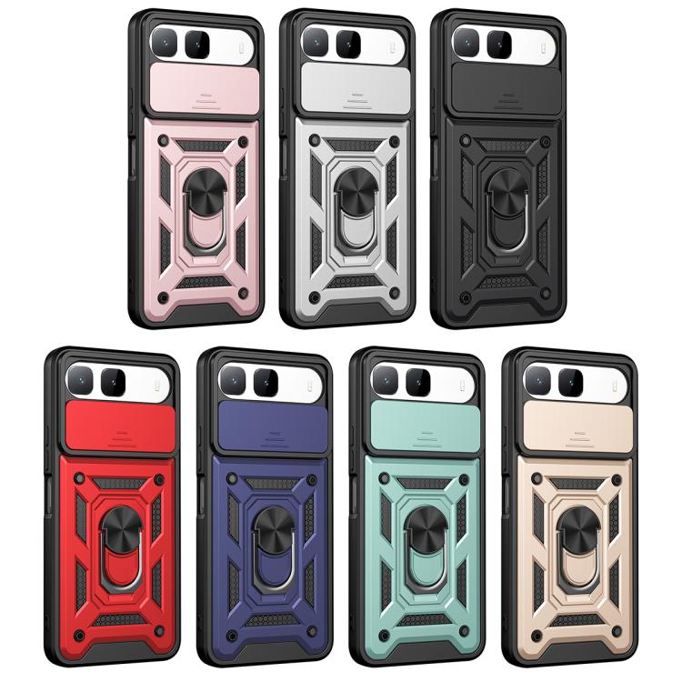 For Infinix Hot 60i 5G Sliding Camera Cover Design TPU+PC Phone Case