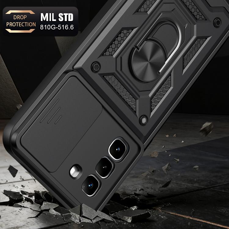 For Infinix Hot 70 5G Sliding Camera Cover Design TPU+PC Phone Case