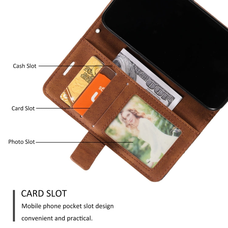 For iPhone 16 Pro Max Skin Feel Splicing Leather Phone Case