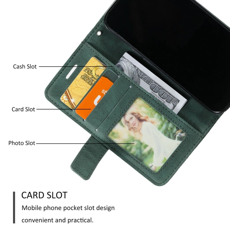 For iPhone 16 Pro Skin Feel Splicing Leather Phone Case