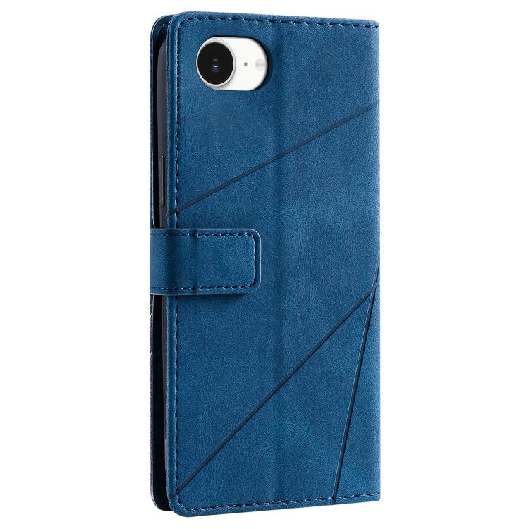 For iPhone 17e / 16e Skin Feel Splicing Leather Phone Case