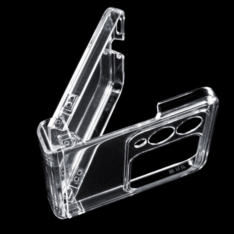 For Huawei nova Flip Full Coverage PC Transparent Shockproof Protective Phone Case