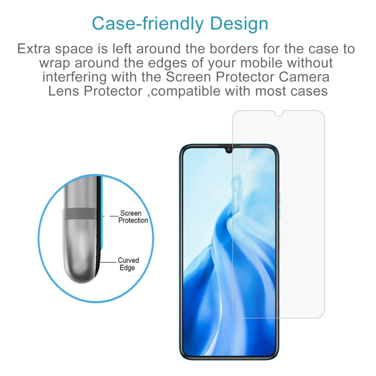 For Oukitel C51 10pcs 0.26mm 9H 2.5D Tempered Glass Film