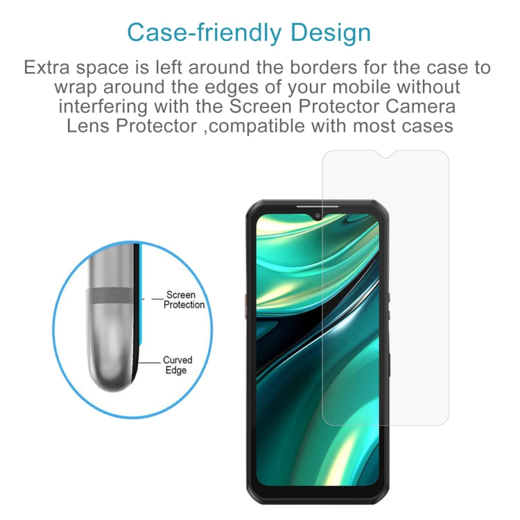 For Oukitel WP39 10pcs 0.26mm 9H 2.5D Tempered Glass Film