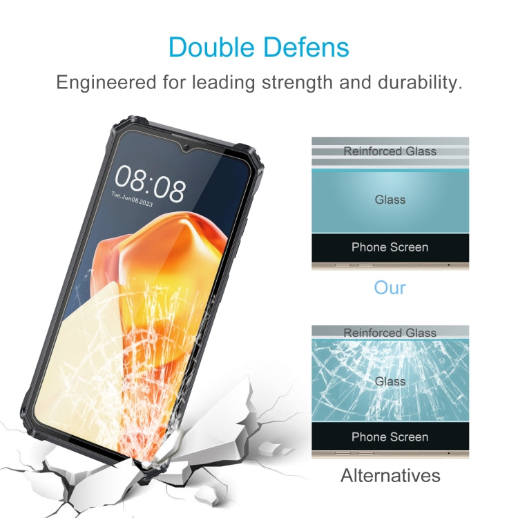 For Oukitel WP28S 10pcs 0.26mm 9H 2.5D Tempered Glass Film