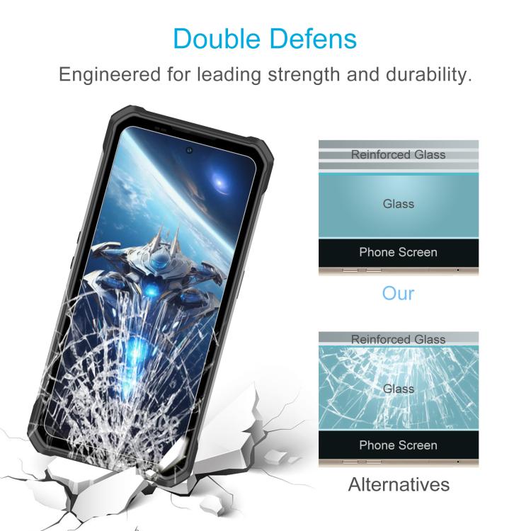 For Oukitel WP100 10pcs 0.26mm 9H 2.5D Tempered Glass Film