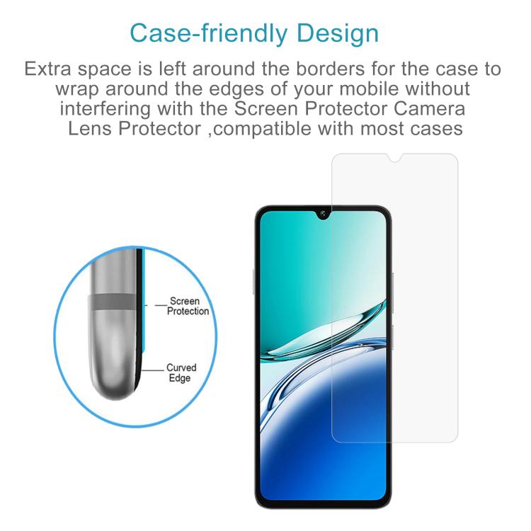 For Oukitel C59 10pcs 0.26mm 9H 2.5D Tempered Glass Film